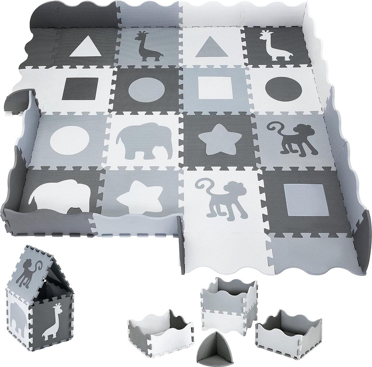 150 x 150 cm reukloze babymat voor kinderen puzzelmat voor jongens en meisjes educatieve speelmat