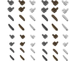 Ritssluiting reparatie set - Metalen Rits Stopper Eindigt Zip Reparatie Kit - Rits Bodem Stops - Vervanging Slider Zip Ends - Jassen Universele Rits Fixer - #3 #5 #8 #10 - Rits Insertion Pin - Afneembare Zip Stopper Ends Ritssluiting reparatie set
