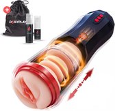 DailyPlay Automatische Masturbator voor Man – Electrisch - Pocket Pussy - Blowjob Simulator - Kunst Vagina – Sex Toys Mannen – Nep Kut