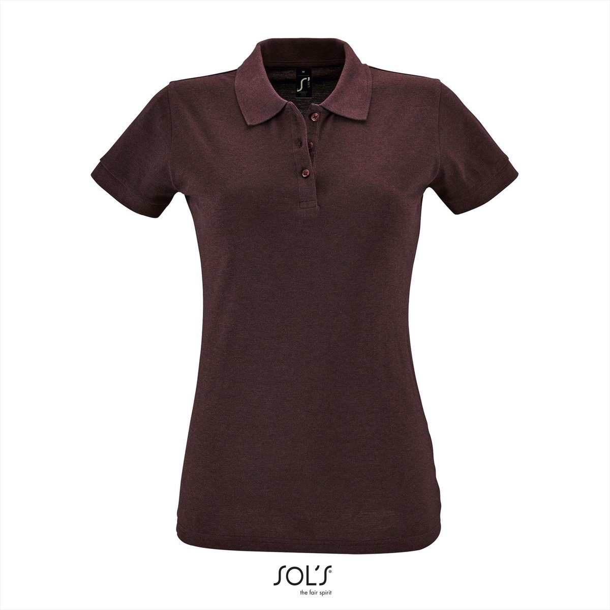 SOL'S Women´s Polo Shirt Perfect L526 - Heather Oxblood - XXL