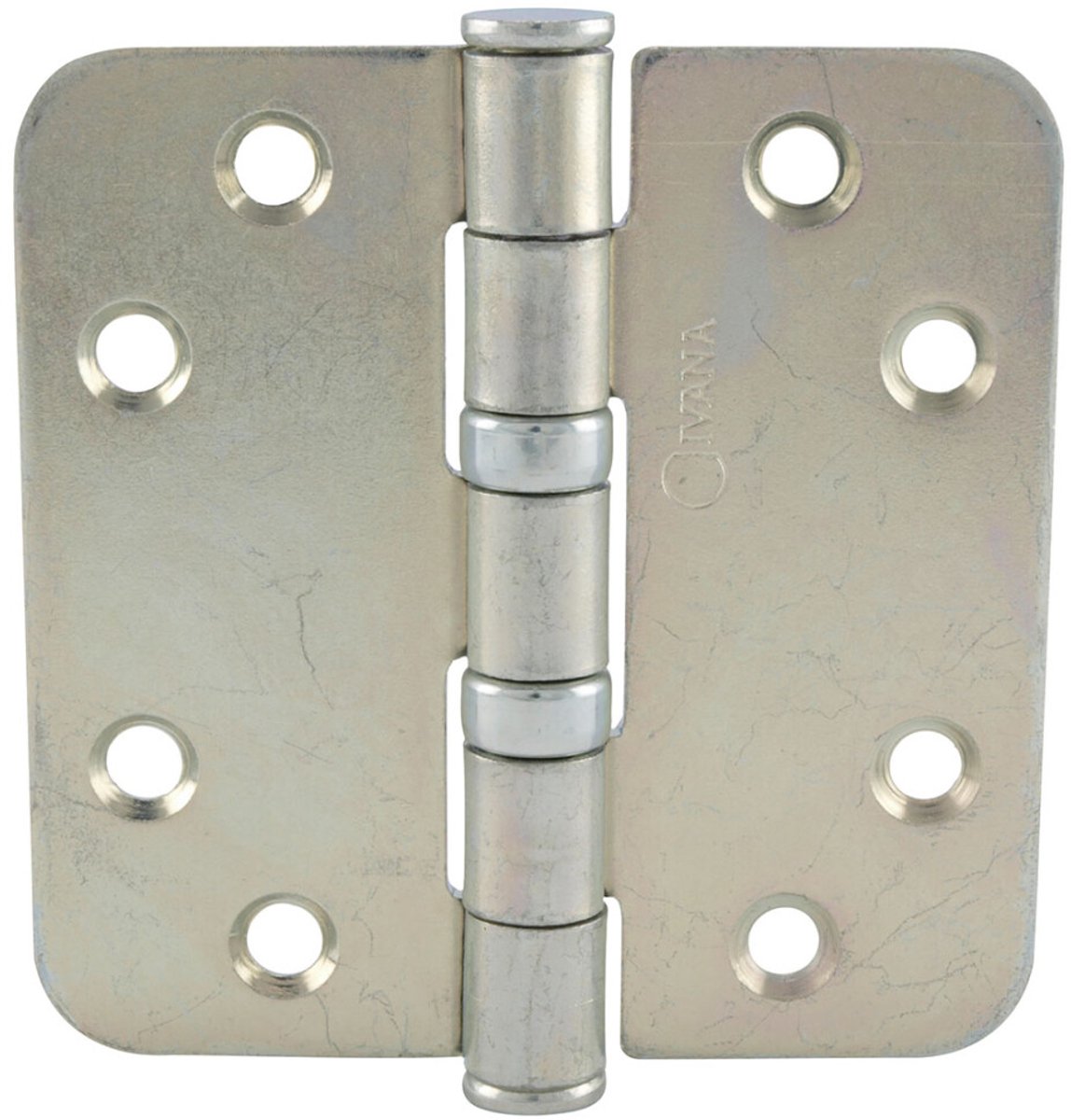 Ivana Kogellagerscharnier - 89x89mm - Gegalvaniseerd - Ronde Hoek - Gezet - Los Gestort - Per 50st