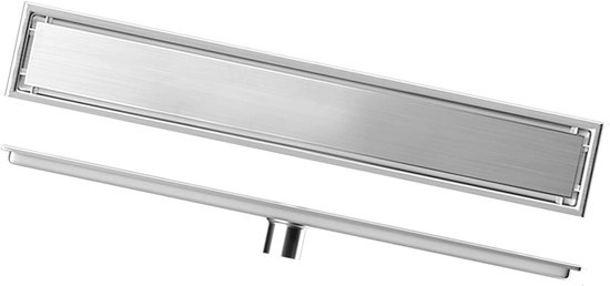 Afvoer met filter en deksel 10 X 40 X 2 cm Rechthoekig 304 RVS Scupper ...