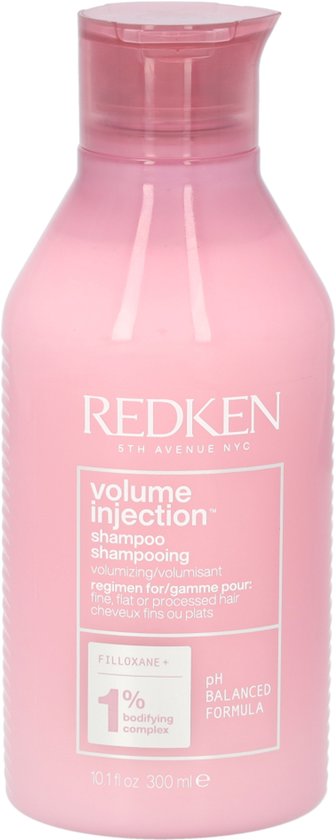 Redken Shampoing Volume Injection - Lifte avec brillance et donne plus de corps à tous les types de cheveux - 300ml