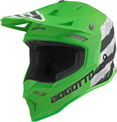 Casque cross Bogotto V337 Wild Ride Wit Zwart - Taille L - Casque