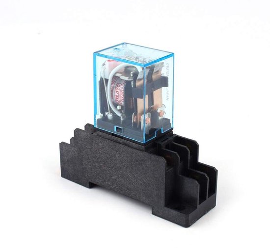 Jeffergarden Nuevo Relé De Potencia De Bobina AC 220V 10A DPDT LY2NJ Hh62p Hhc68a 2z Con Base 74975821 - Foto 2