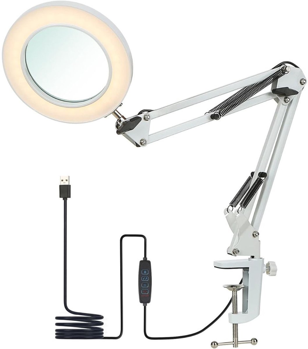 Loeplamp met Standaard - Lamp met Led Verlichting