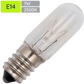 Signaallamp E14 60V 7W - 116 mAh - Per stuk - T16 Gloeilamp Ø16mm - 54mm - 2500K - Dimbaar