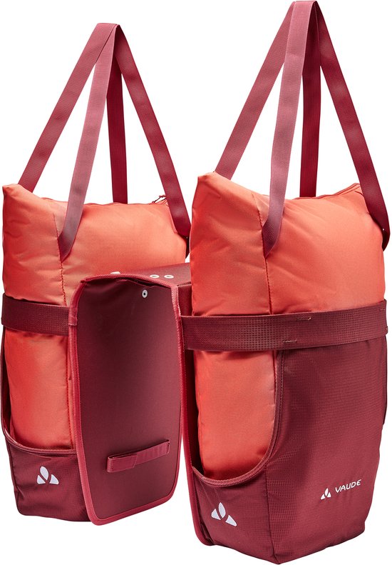 VAUDE - TwinShopper - Hotchili - Fietstas Achter - Greenshape van VAUDE — afbeelding 2