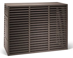 Evolar Airco Omkasting Buitenunit - Ombouw Warmtepomp - Onderhoudsvrij - WPC - 170 x 130 x 75 cm - EVO-COVER-WPCXLWG