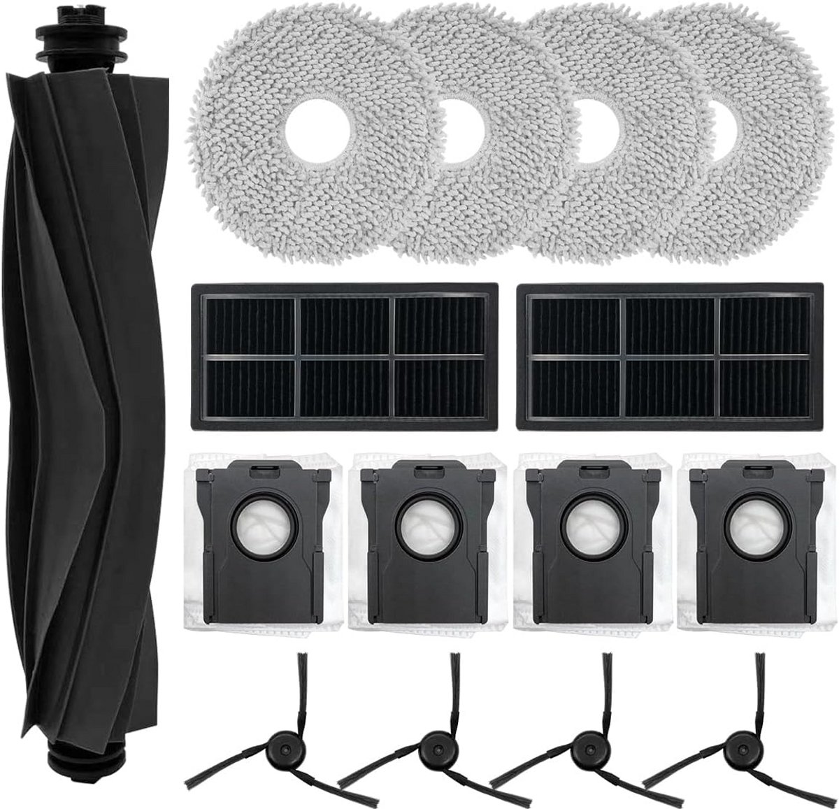 Geschik voor Dreame X40 Ultra Complete/X40 Pro Robotstofzuiger Accessoiresset