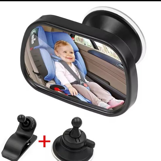 Verstelbare Auto Baby Achteruitkijkspiegel Baby Achterbank Achteruitkijkspiegel 2 in 1 Mini Veiligheid Kind Baby Kids Bolle Kijkspiegel