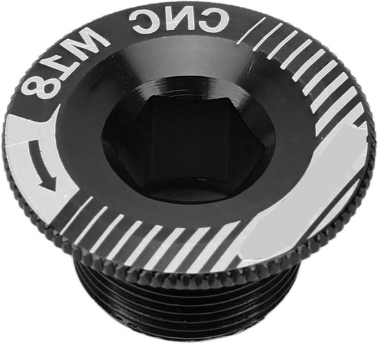 Fiets Crank Arm Bevestigingsbout Crankstelmoer Aluminiumlegering MTB Fiets Crank Cover Schroefdop M18 M20 Bout Voor Shimano Crank Boutdop kopen vanaf een prijs van 8.52