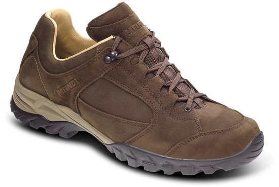 Meindl Lugano Wandelschoen - Heren leren lage wandelschoenen - Mahagoni
