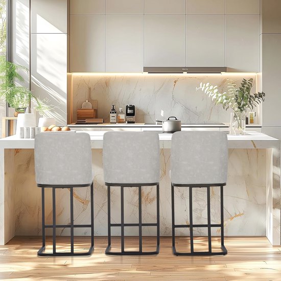 Set van 4 Eetkamerstoelen met Rugleuning
