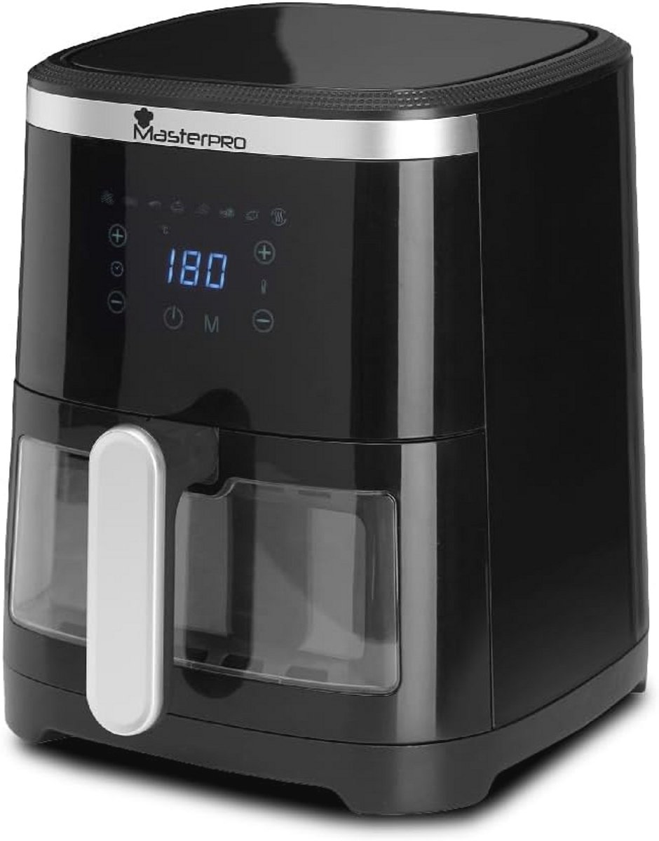 Airfryer 4,2 L met 8 programma's en Touch Control - Gezond en Snel Koken