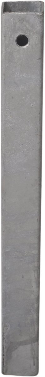 Gegalvaniseerde stelpijp 30x30x300 mm voor kantelblok 60x40 mm