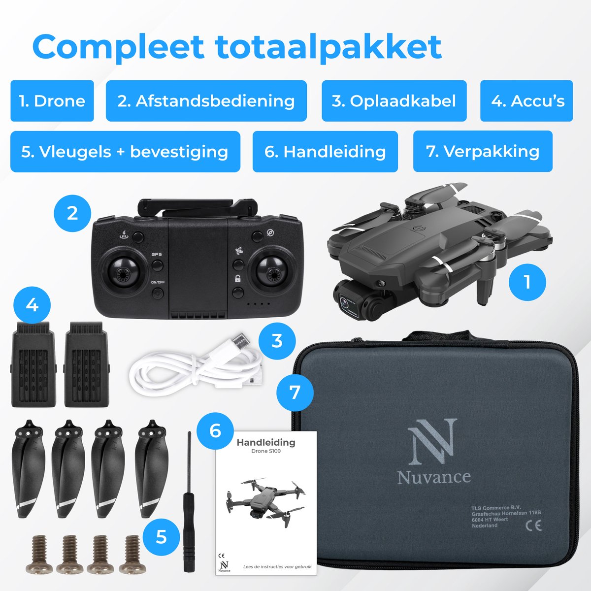 Nuvance S109 GPS-drone 1080p thumbnail 6