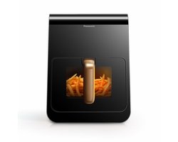 Panasonic NF-CC600AXE Airfryer 6 l 1450 W CoolTouch-behuizing, Stoomtoevoeging, Digitale timer, LC-display, Kijkvenster