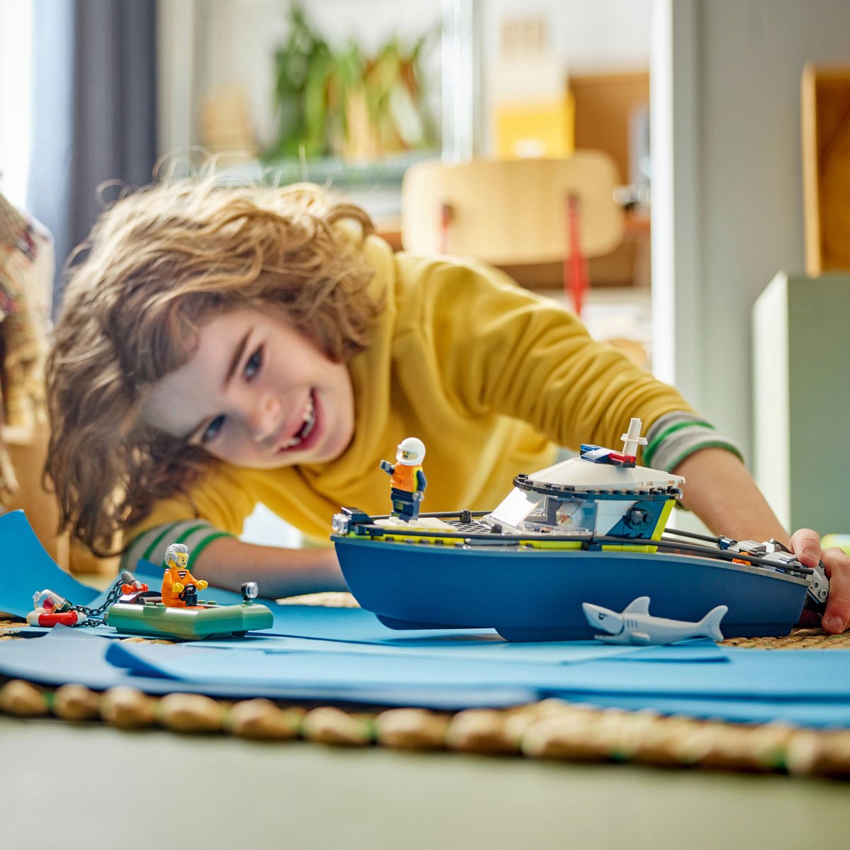 LEGO® City Achtervolging met Politieboot, Drijft Echt - 60456 — afbeelding 6