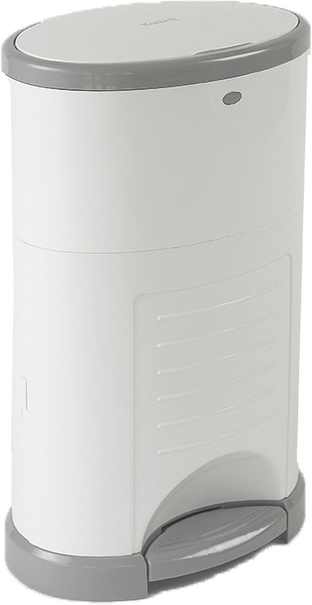 Maxi Luierafvalbak - 26 L - Wit - Economisch en Ecologisch met Voetpedaal - Voor 60 Luier Mantels