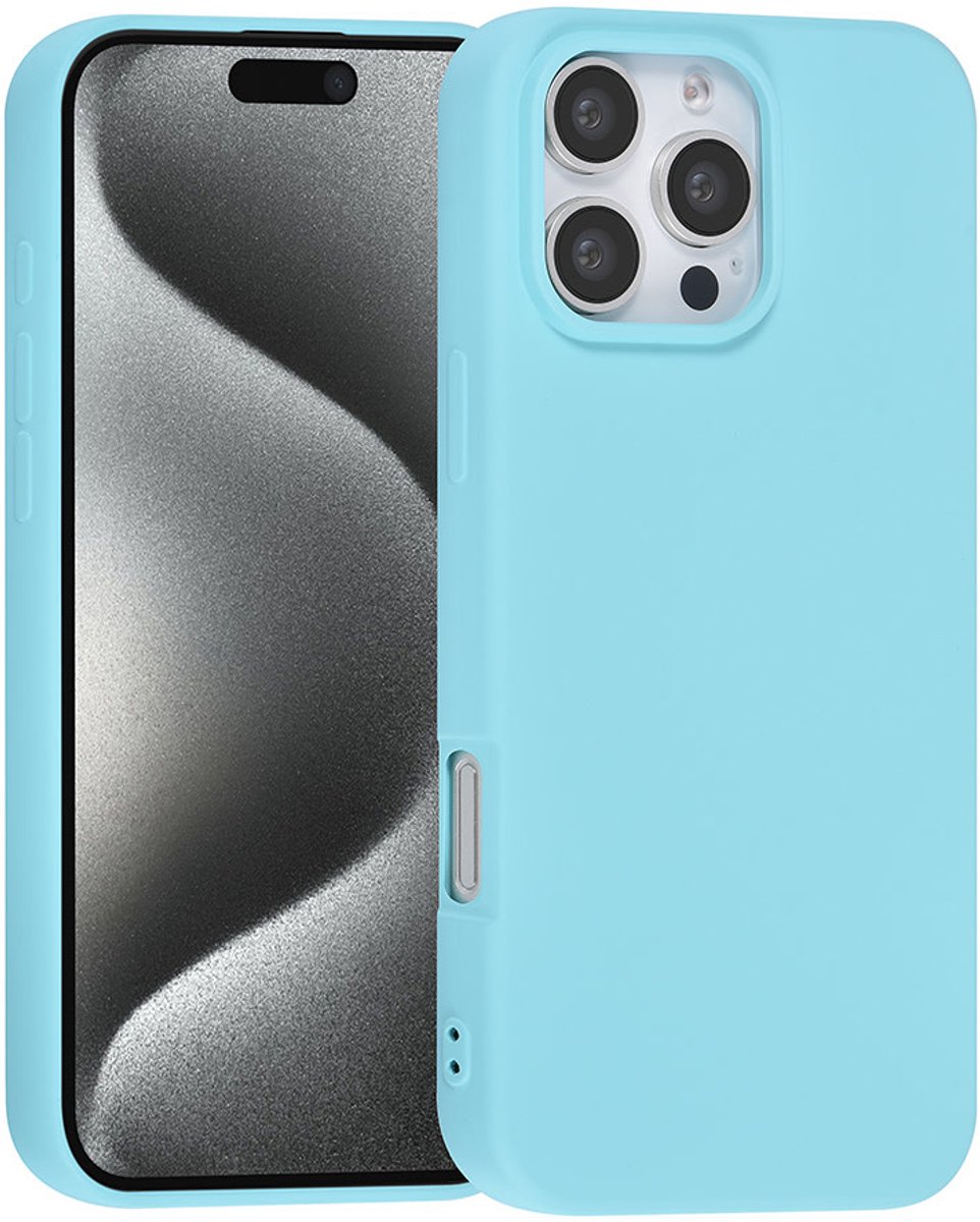 TUNIQ telefoonhoesje voor Apple iPhone 16 Pro Max - TPU backcover - Blauw