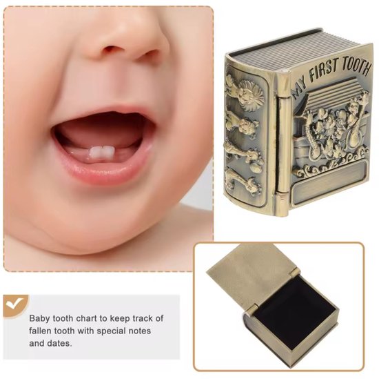 Baby Tandendoosje Haarlokdoosje van Merkloos — afbeelding 2