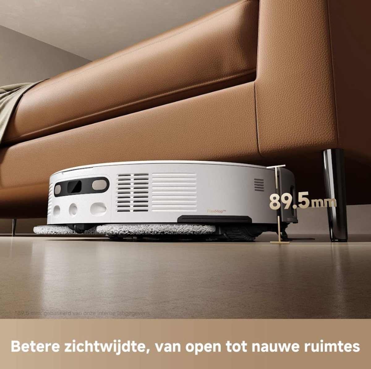 MOVA V50 Ultra Complete – Robotstofzuiger met Dweilfunctie - Zelfreinigend Station - 24.000 Pa Zuigkracht & Thermodweil - Slimme Navigatie - Geschikt voor Huisdierharen - Zwart — afbeelding 5