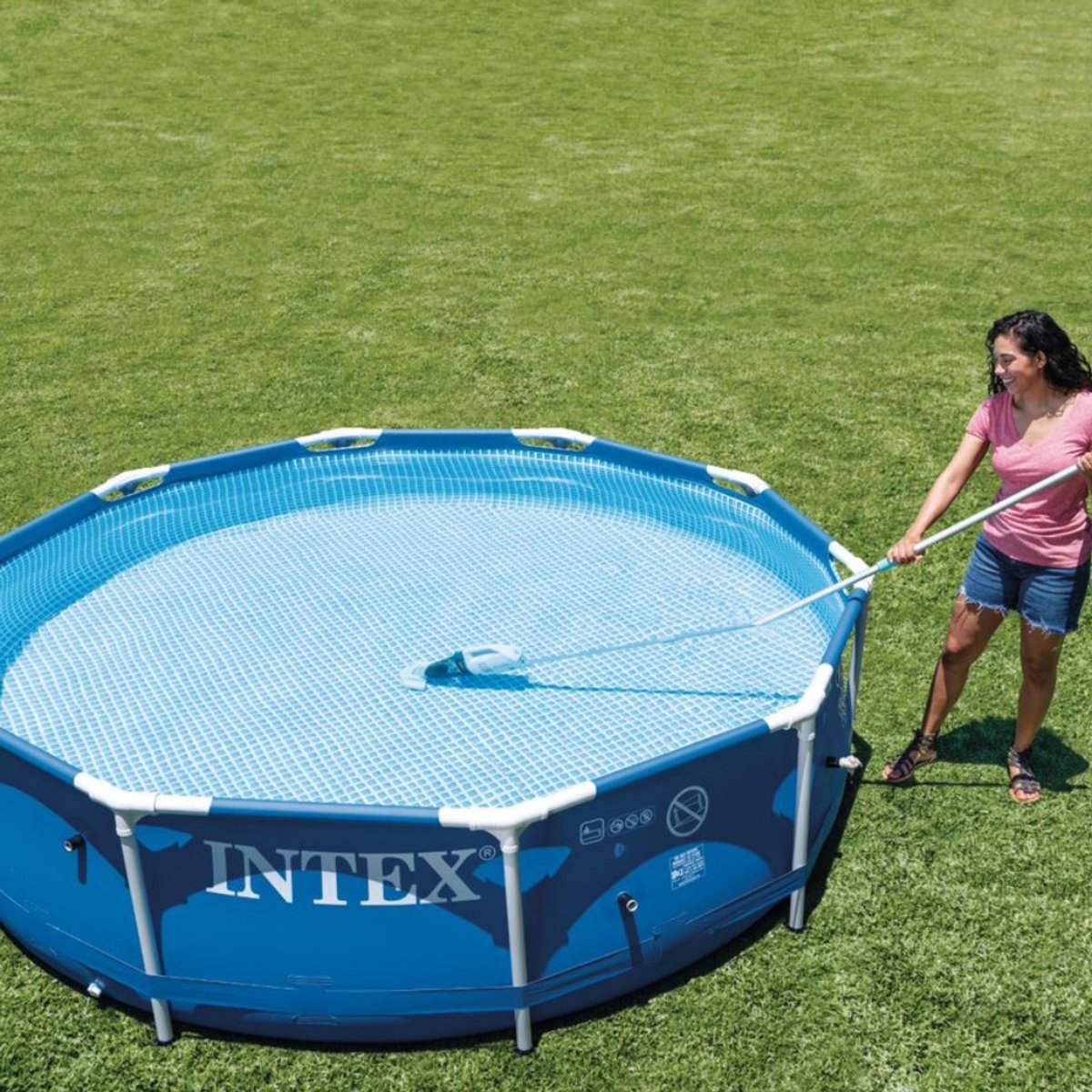 Intex - ZR100 - Oplaadbare Zwembad- en Spa Stofzuiger - Voor zwembaden tot Ø549 cm - Complete set — afbeelding 3