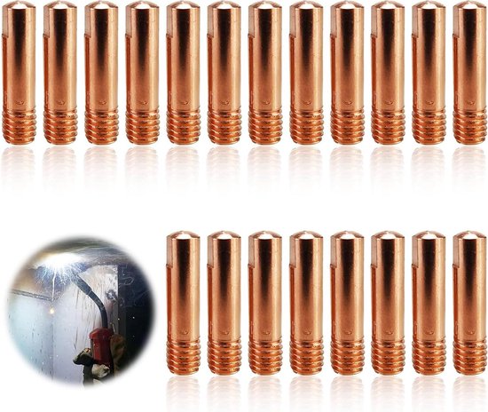 Laspunten voor MIG/MAG Lasbrander, 20 Stuks, 0,8/1,0 mm, Koper