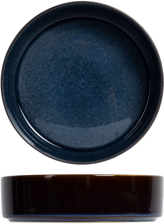 Cosy & Trendy Diepe Borden / Pastaborden - Quintana Blue ø 20 cm / H 5.2 cm - 4 Stuks