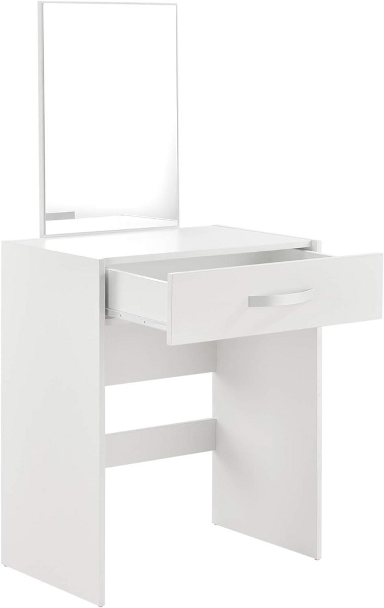 JMZR® Make Up Tafel met Spiegel - Kaptafel voor Meisjes - Hollywood Spiegel met Verlichting