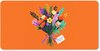 Bloemen - Kaartje, Oranje