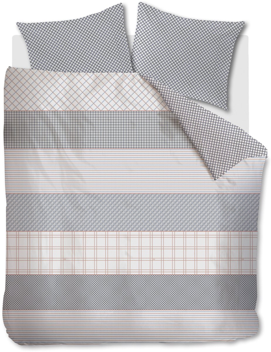 Riviera Maison Catena dekbedovertrek - Tweepersoons - 200x200/220 - Zand