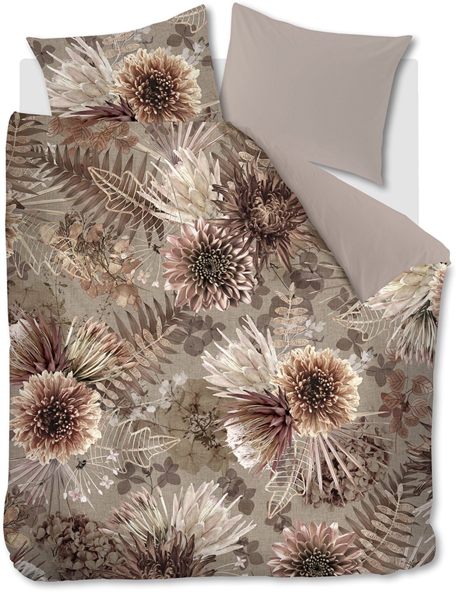 Rivièra Maison - Protea dekbedovertrek - Tweepersoons - 200x200/220 cm - Zand