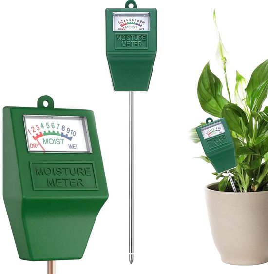 Foto: Watermeter voor kamerplanten watermeter bodemtest hygrometer sensor watermeters voor planten voor binnen en buitengebruik tuingeschenken geen batterijen nodig
