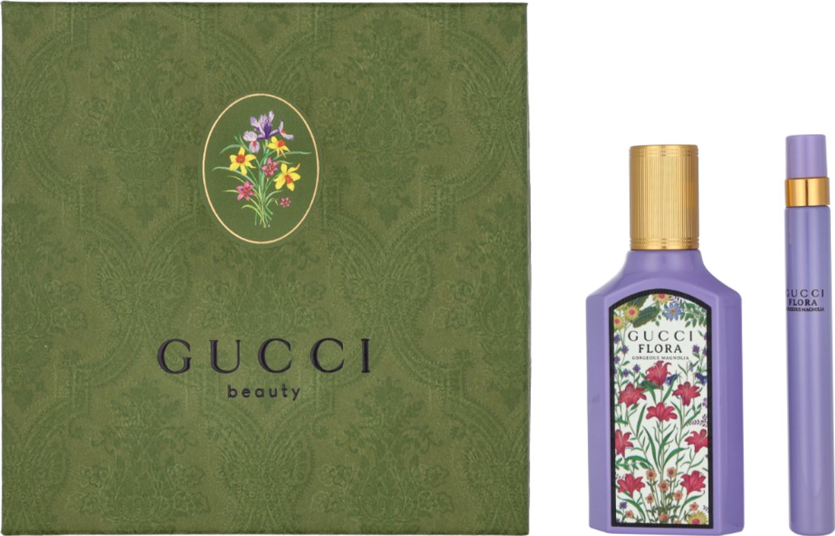 Goedkoopste Gucci Gucci Flora Gorgeous Magnolia Gift Set 50ml eau de parfum 10ml edp Spray