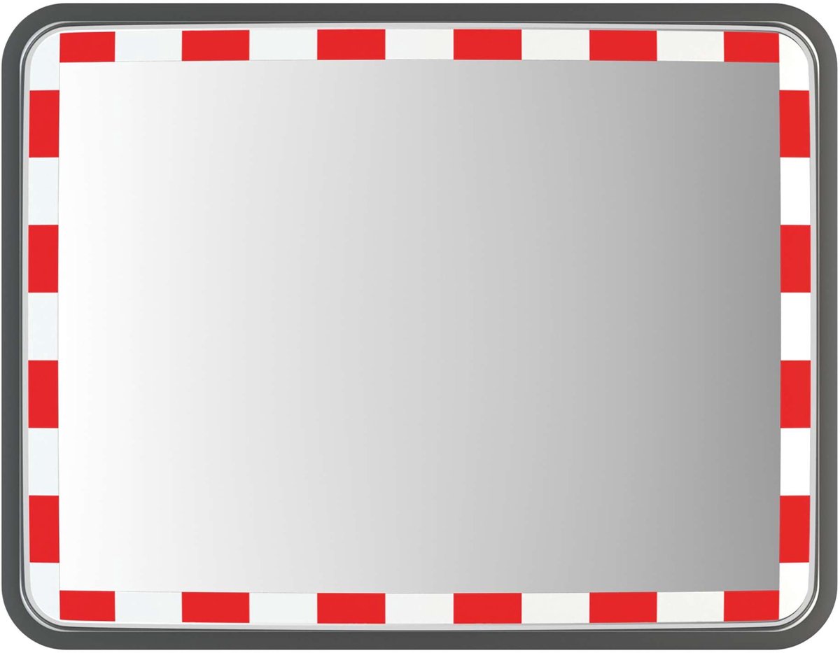 DURABEL BASIC verkeersspiegel volledig uit RVS - 600 x 800 mm