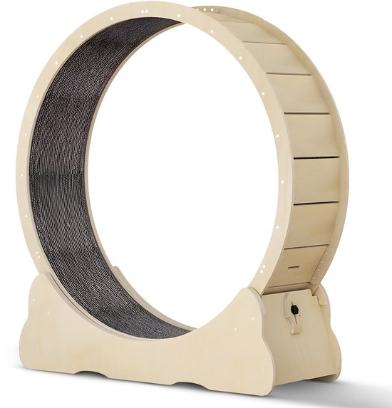 Katten Loopwiel XL - Looprad Voor Kat - Katten renwiel - Kattenloopwiel - Eenvoudige Montage - Fluisterstil Kattenwiel