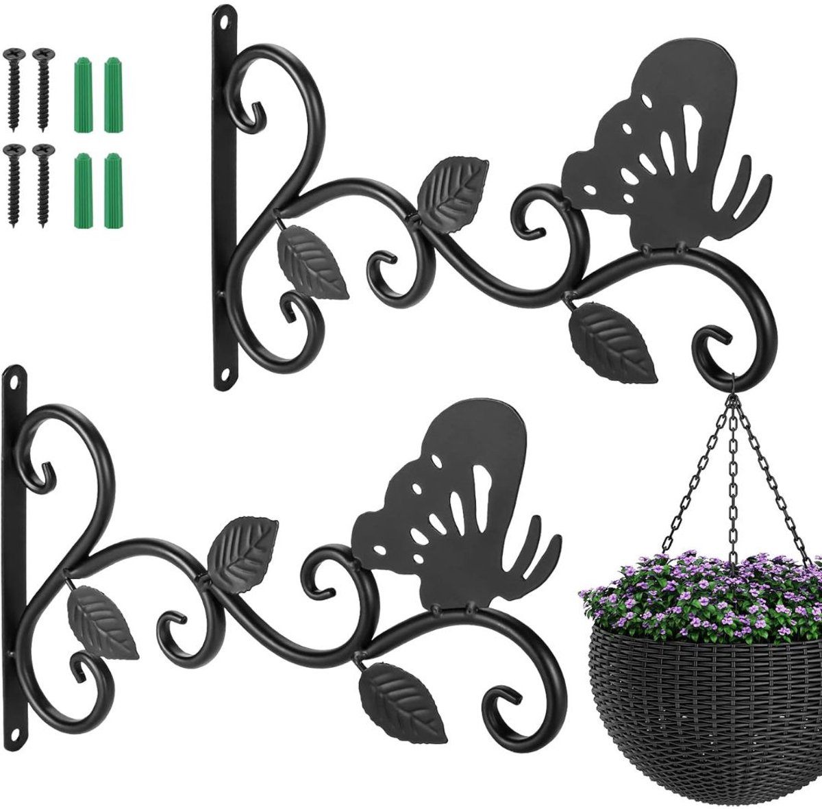 Plantenhaak Hanging Basket - Muurhaak voor Planten - Wandhaak
