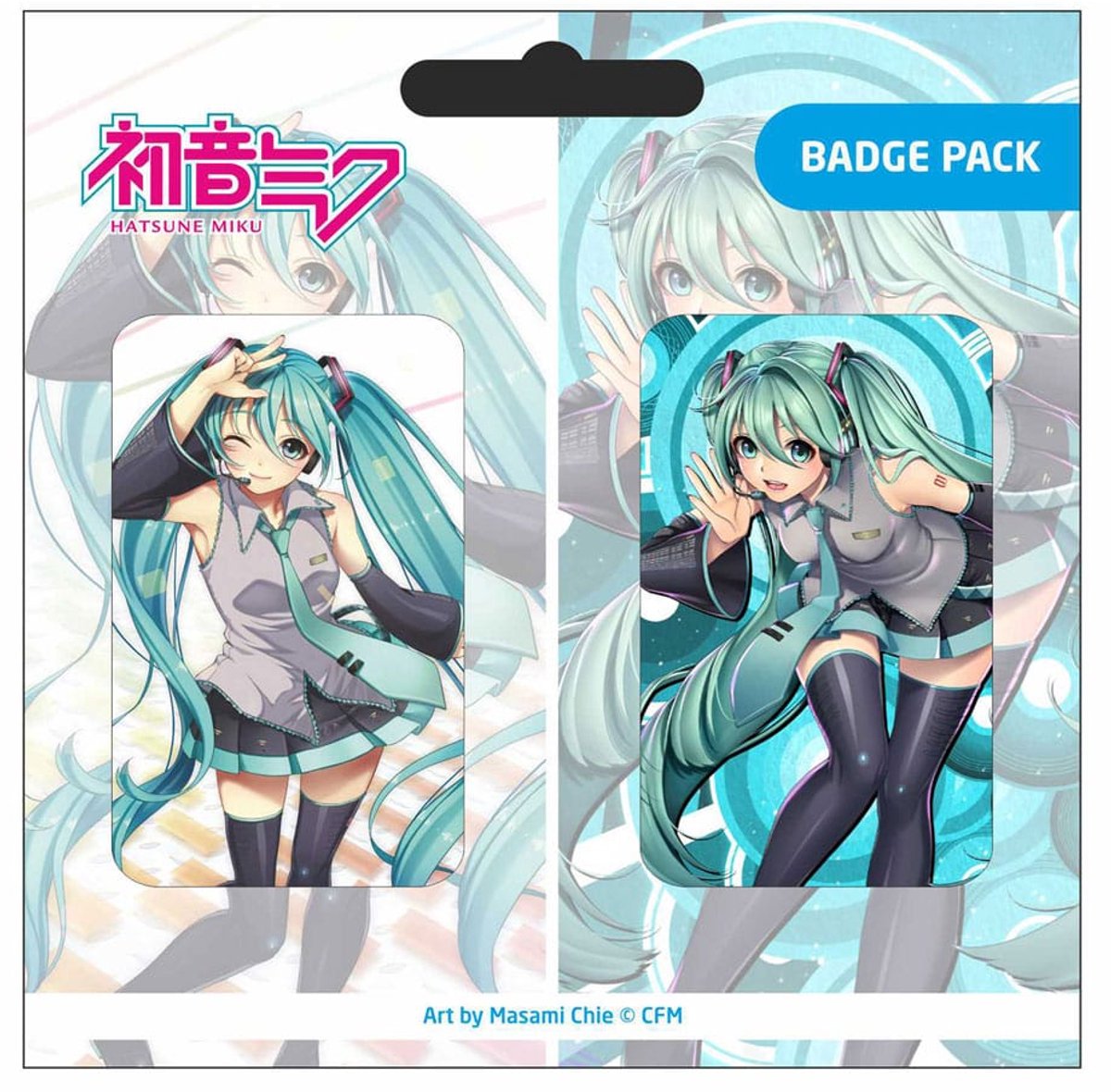 POPbuddies Hatsune Miku Pin Badges 2-Pack Set D Pins & Brooches