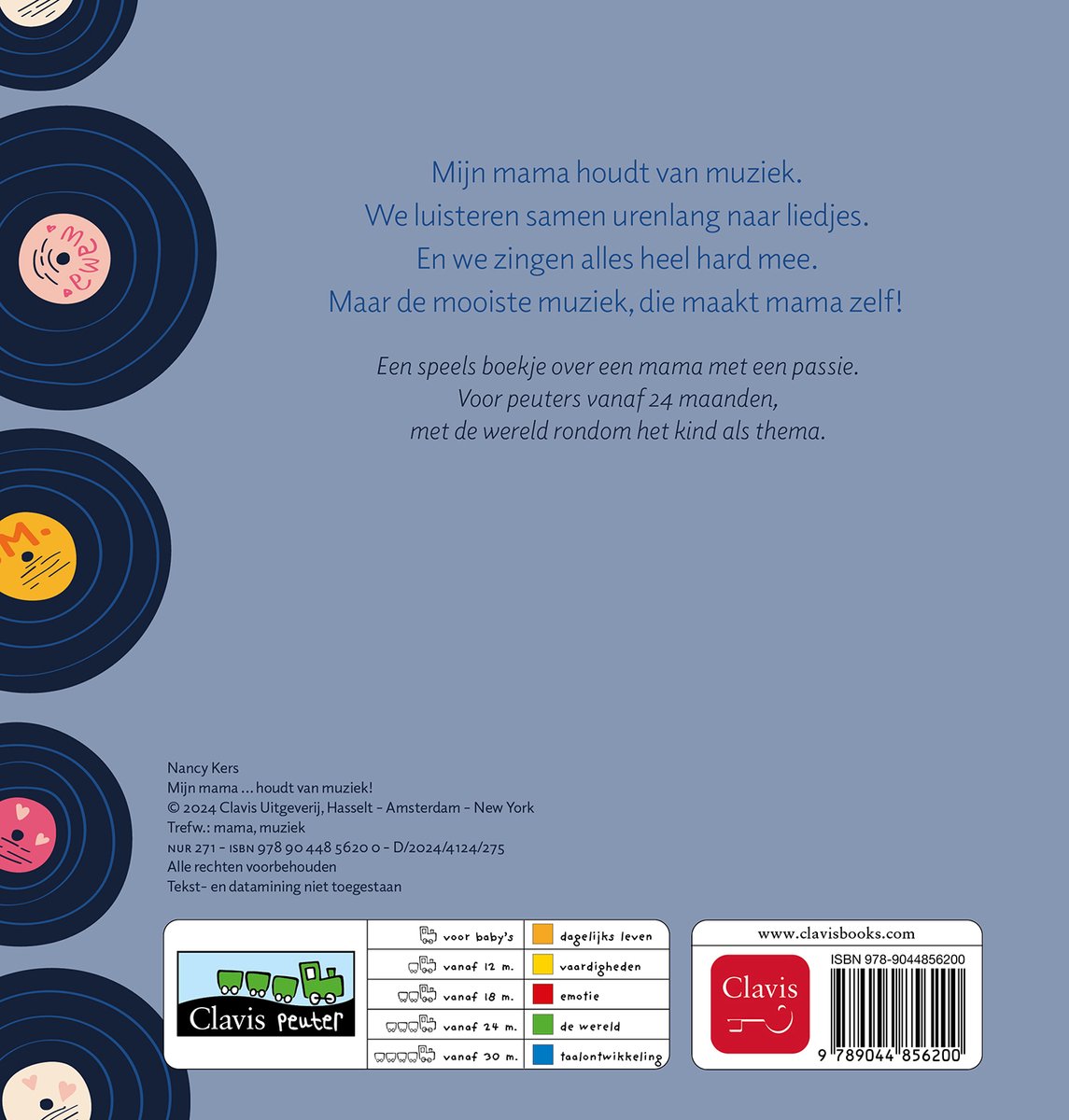 Mijn mama… - Mijn mama... houdt van muziek! - back cover