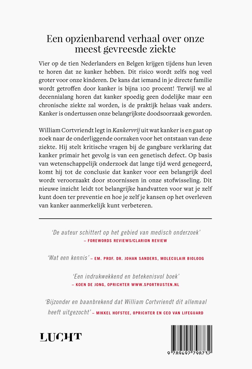 Kankervrij - back cover
