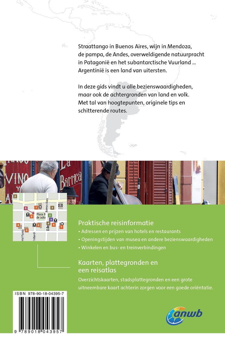 ANWB Wereldreisgids - Argentinië - back cover