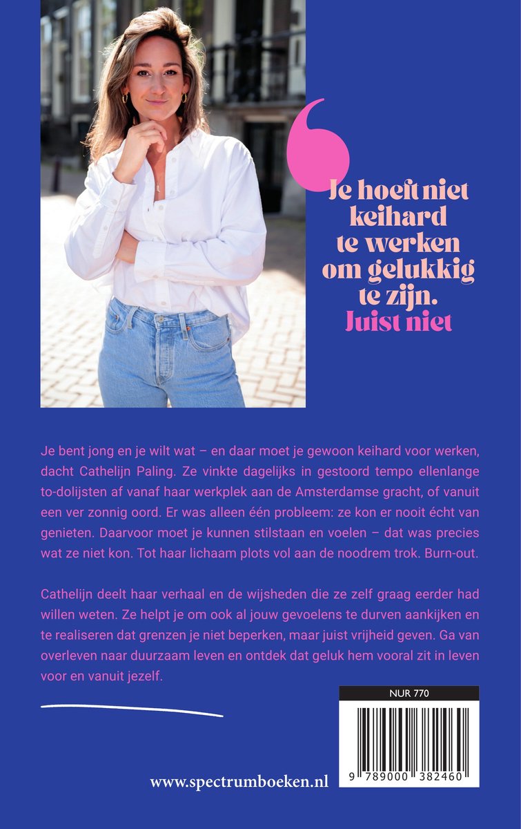 Gewoon knetterhard jezelf zijn - back cover