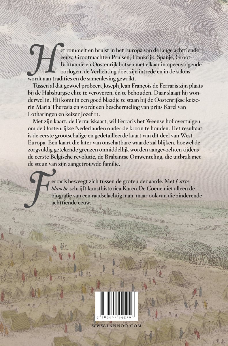 Carte blanche - back cover