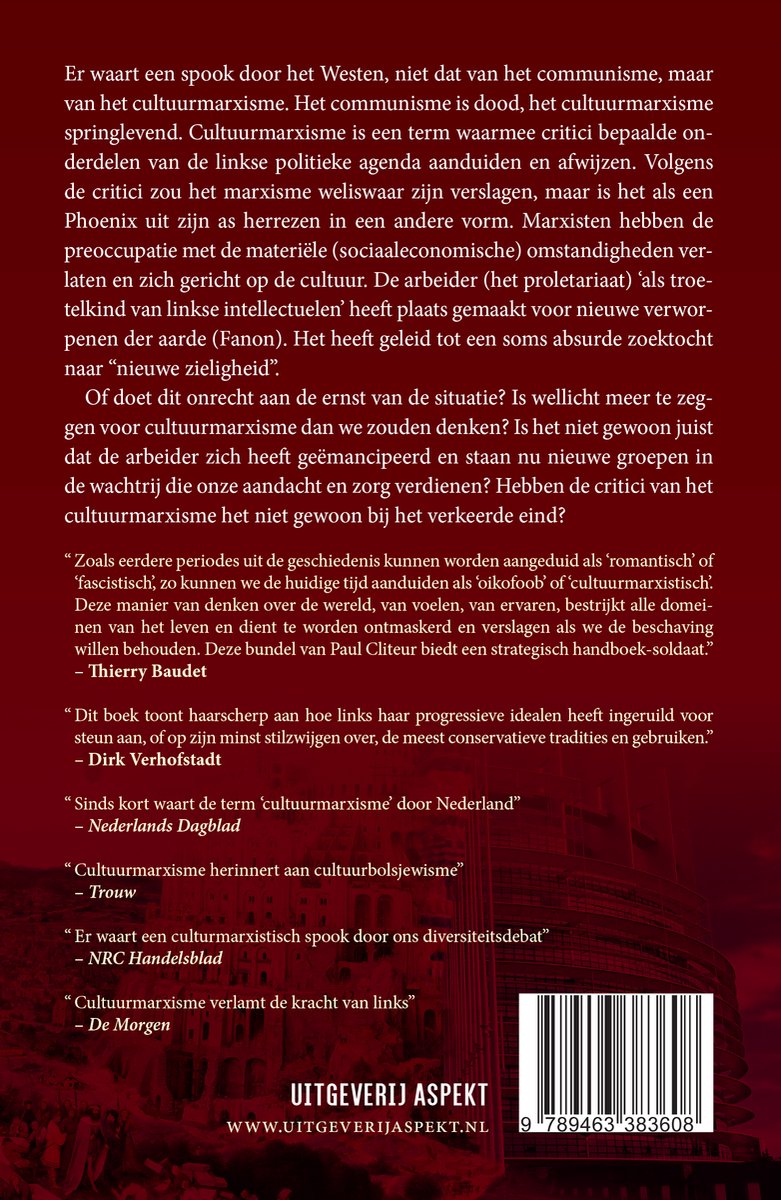 Cultuurmarxisme - back cover