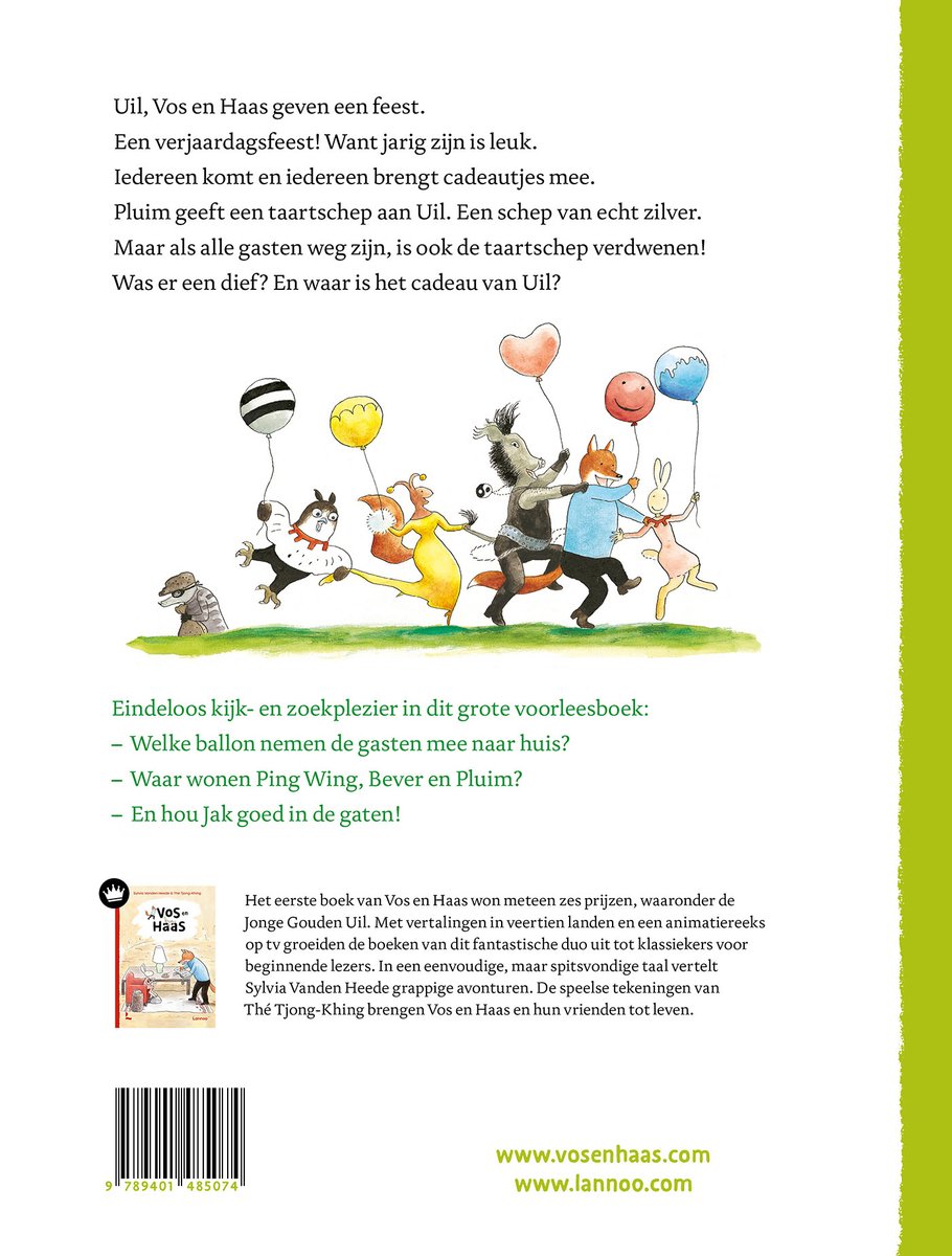 Vos en Haas - Vos en Haas - Waar is het cadeau? - back cover