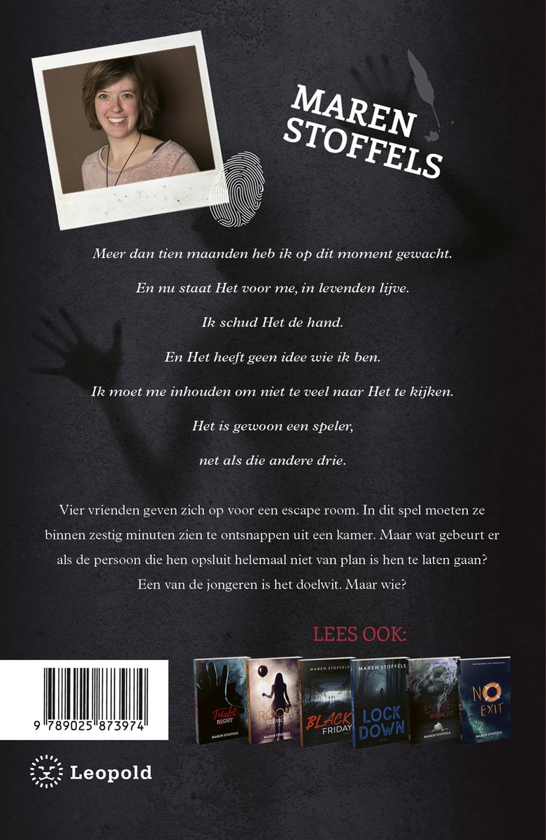 Escape Room - back cover