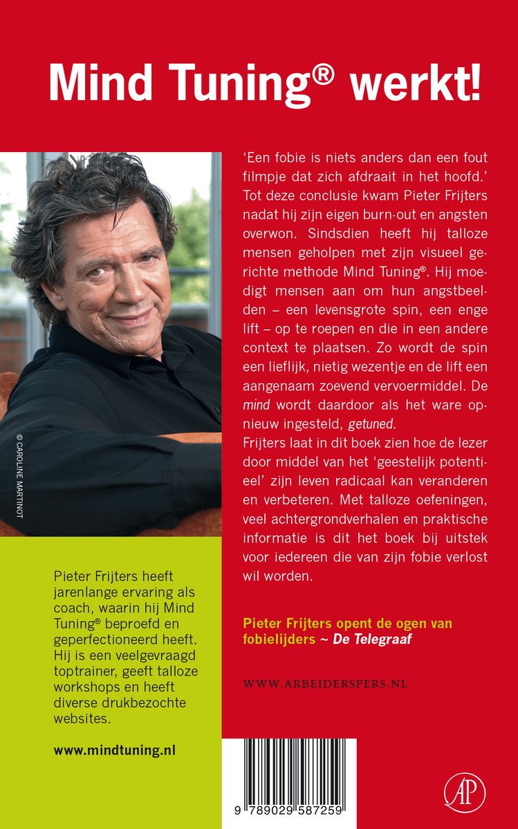 Van fobie naar vrijheid - back cover