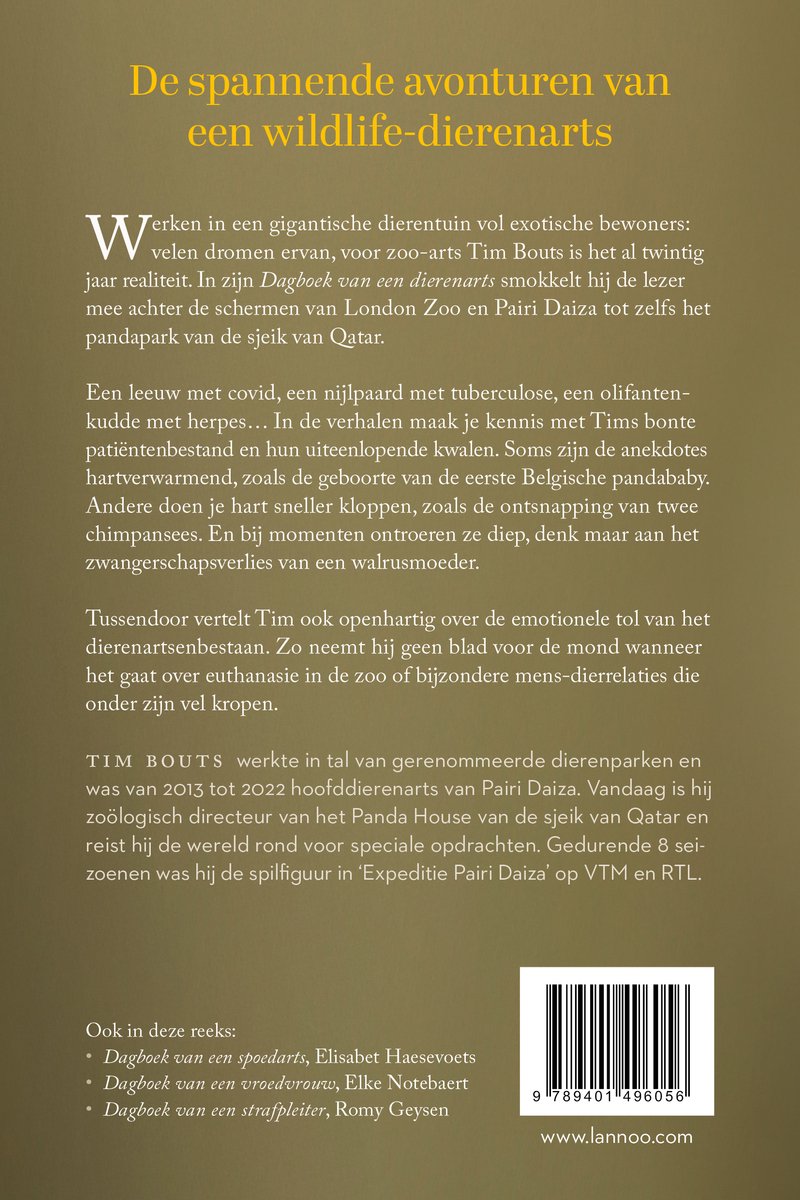 Dagboek - Dagboek van een dierenarts - back cover